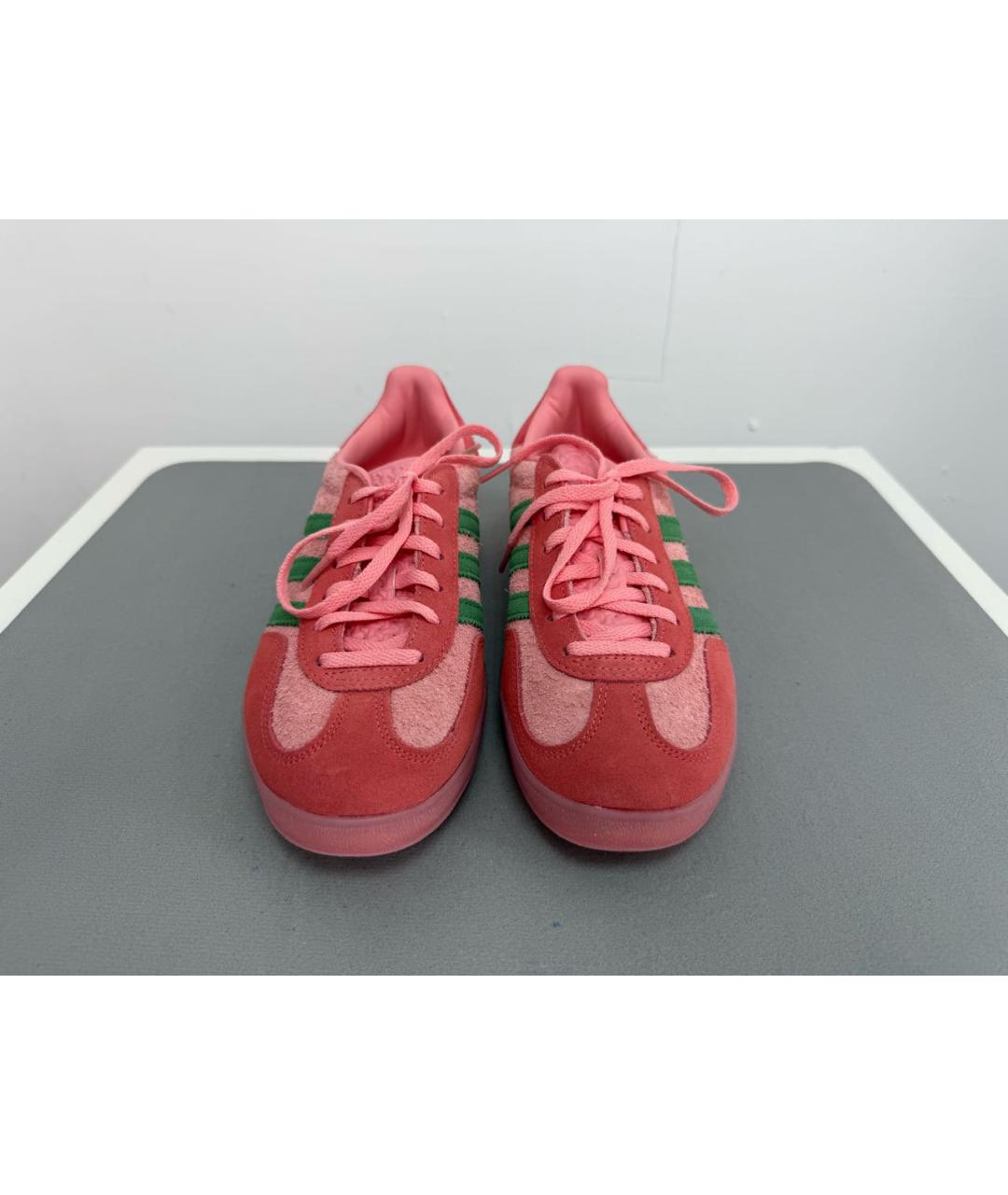 ADIDAS Розовые замшевые кроссовки, фото 7