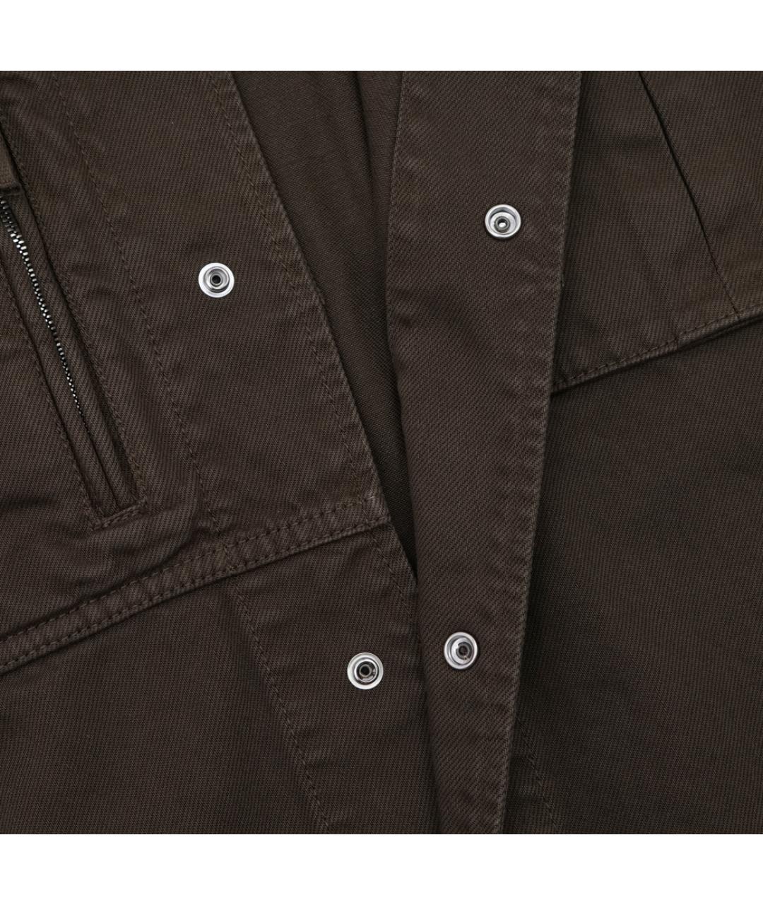 STONE ISLAND Коричневая хлопковая куртка, фото 8