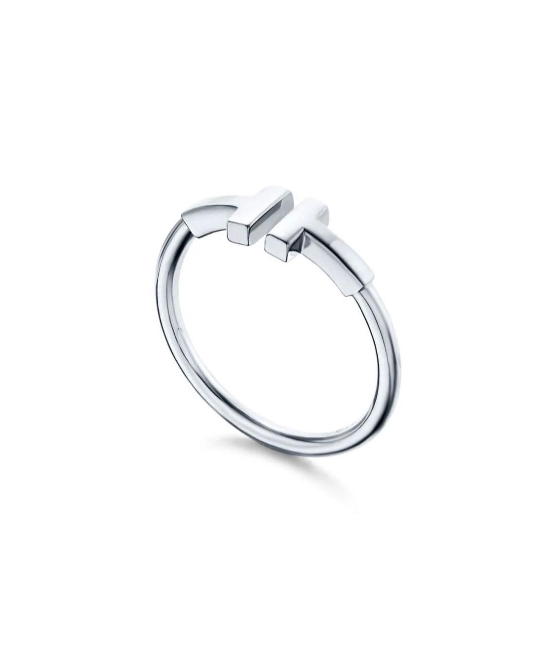 TIFFANY&CO Серебряное кольцо из белого золота, фото 2