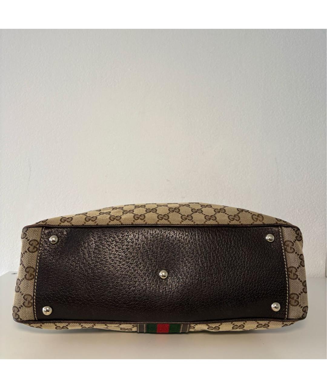 GUCCI Бежевая сумка тоут, фото 6
