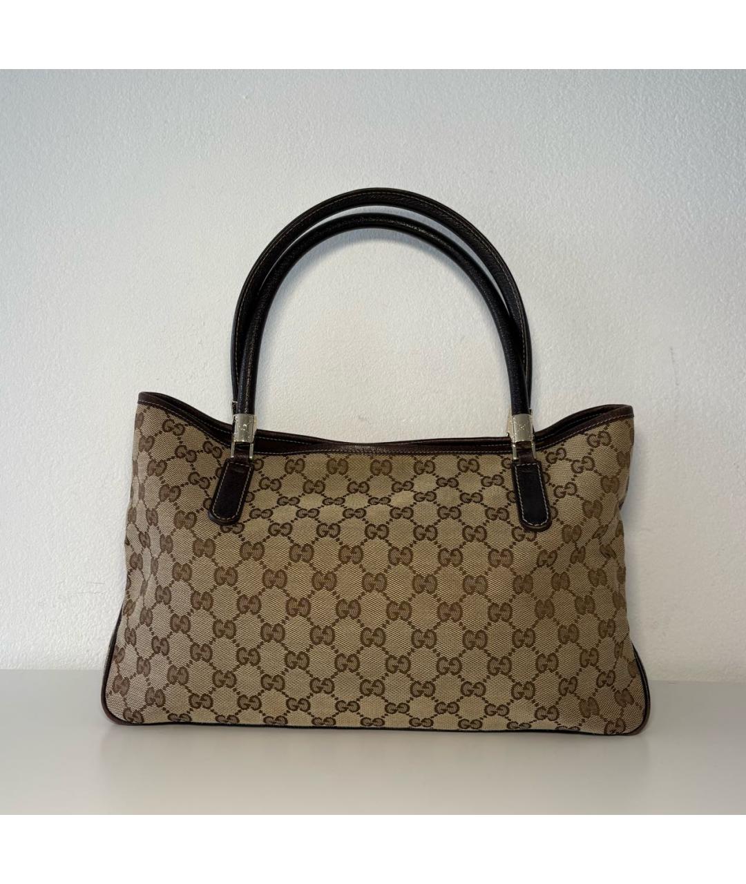 GUCCI Бежевая сумка тоут, фото 3