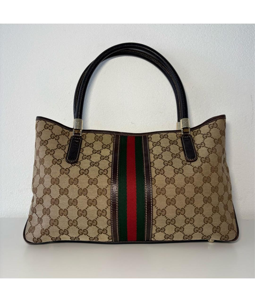 GUCCI Бежевая сумка тоут, фото 7