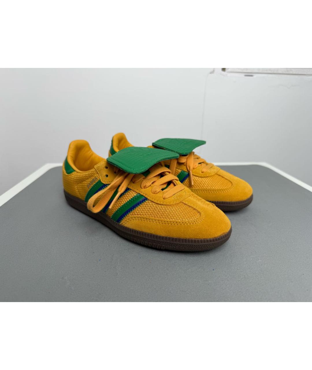 ADIDAS Желтые текстильные кроссовки, фото 5