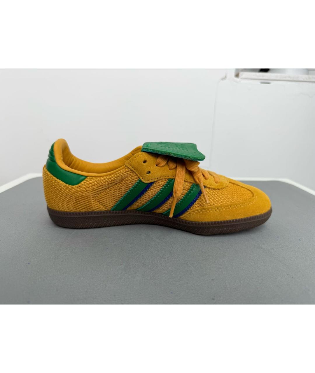 ADIDAS Желтые текстильные кроссовки, фото 7