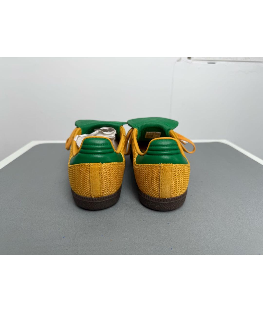 ADIDAS Желтые текстильные кроссовки, фото 4