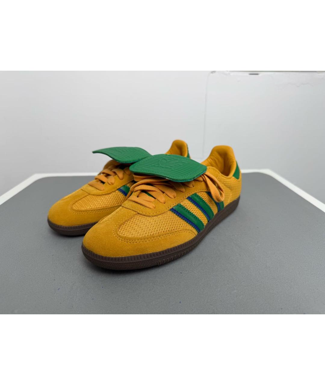 ADIDAS Желтые текстильные кроссовки, фото 6