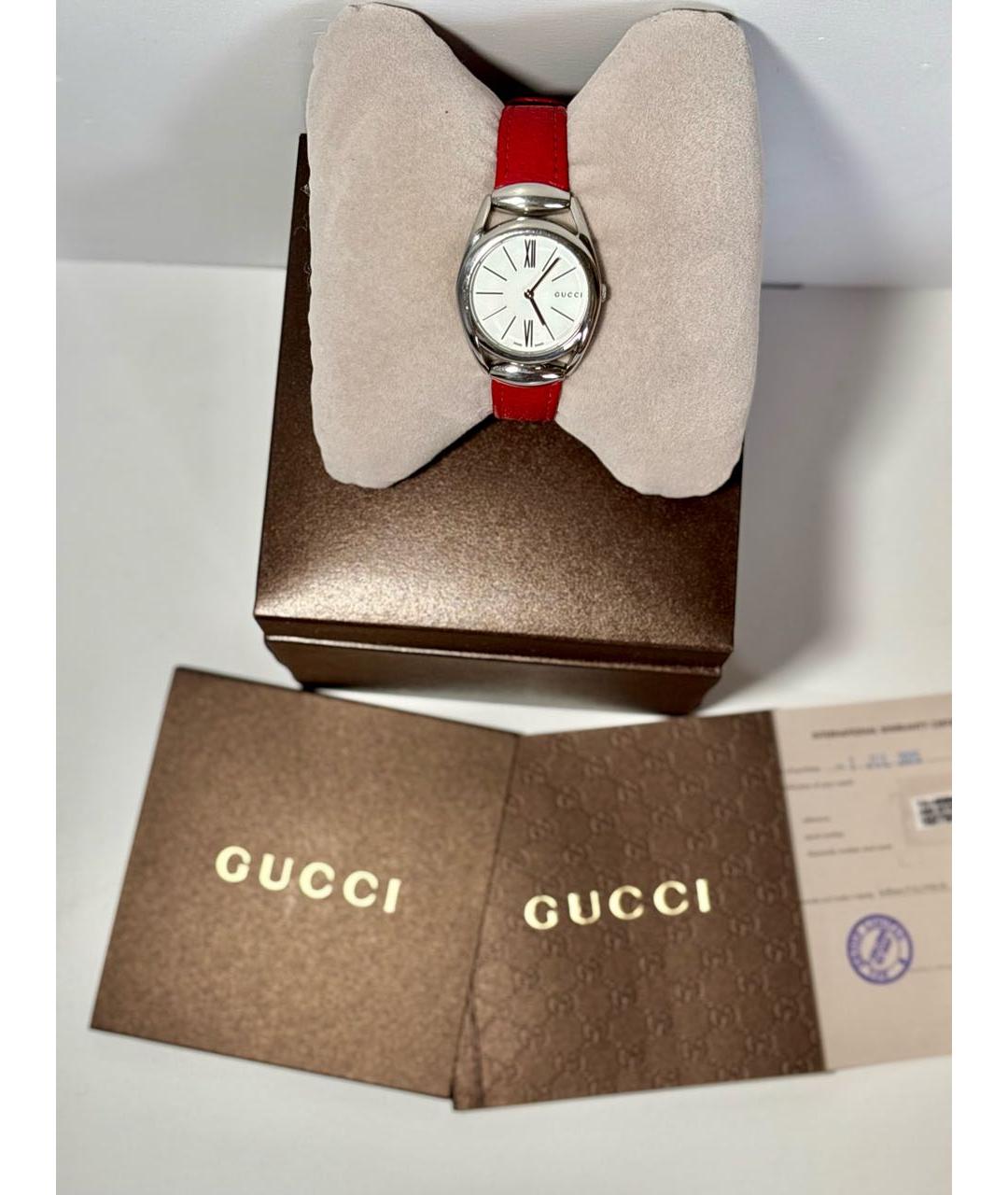 GUCCI Серые стальные часы, фото 4