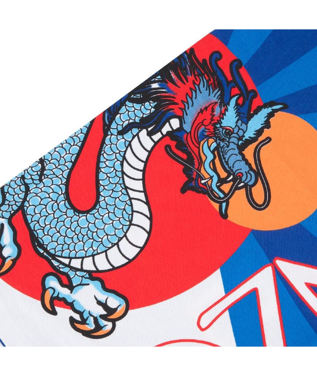 KENZO Мульти хлопковая детская футболка, фото 3