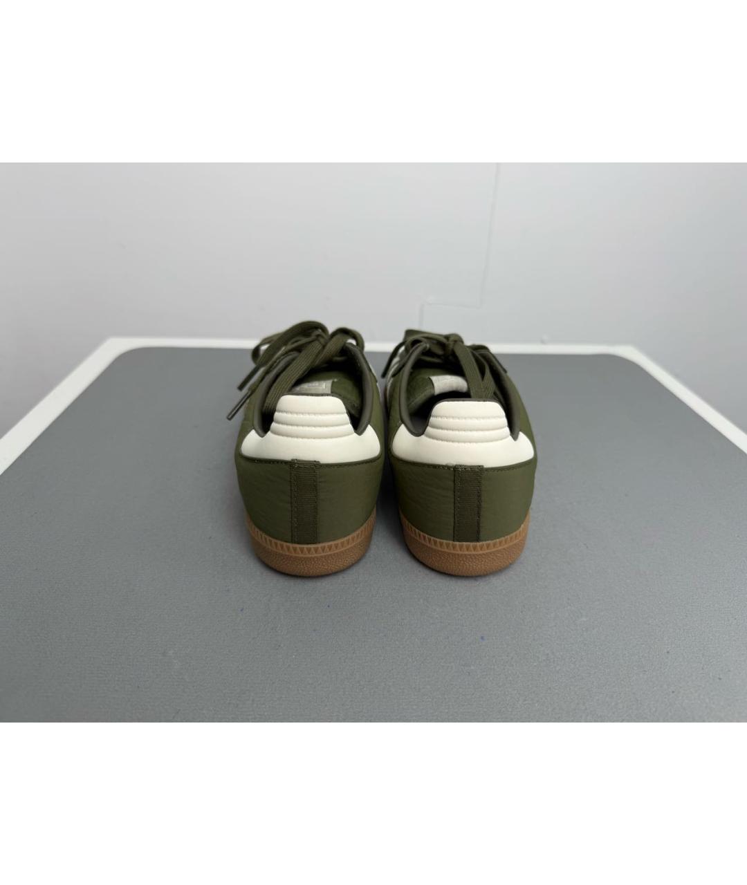 ADIDAS Зеленые текстильные кроссовки, фото 4