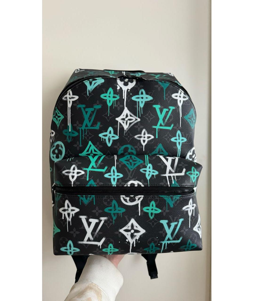 LOUIS VUITTON Антрацитовый рюкзак, фото 5