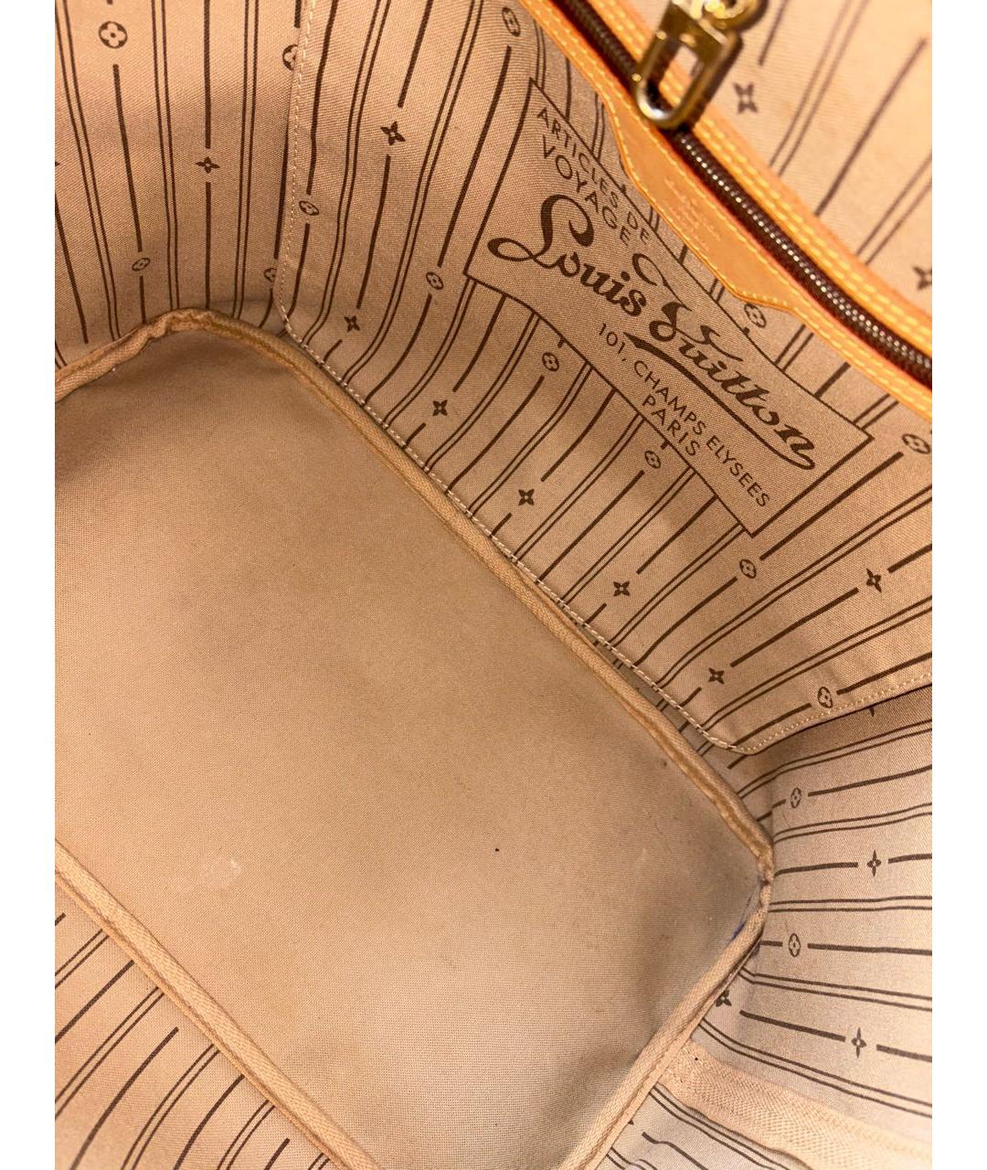 LOUIS VUITTON Коричневая сумка тоут, фото 4