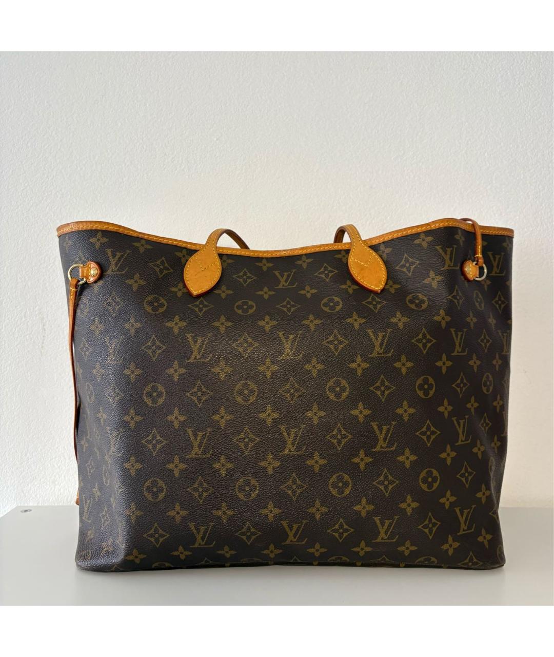 LOUIS VUITTON Коричневая сумка тоут, фото 3