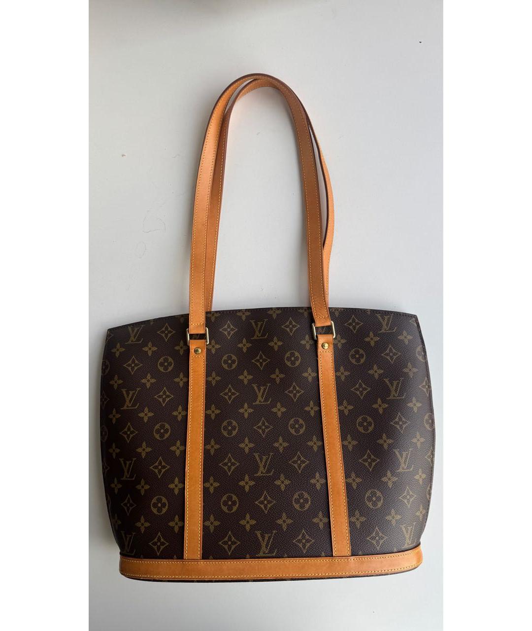 LOUIS VUITTON Коричневая сумка тоут, фото 5