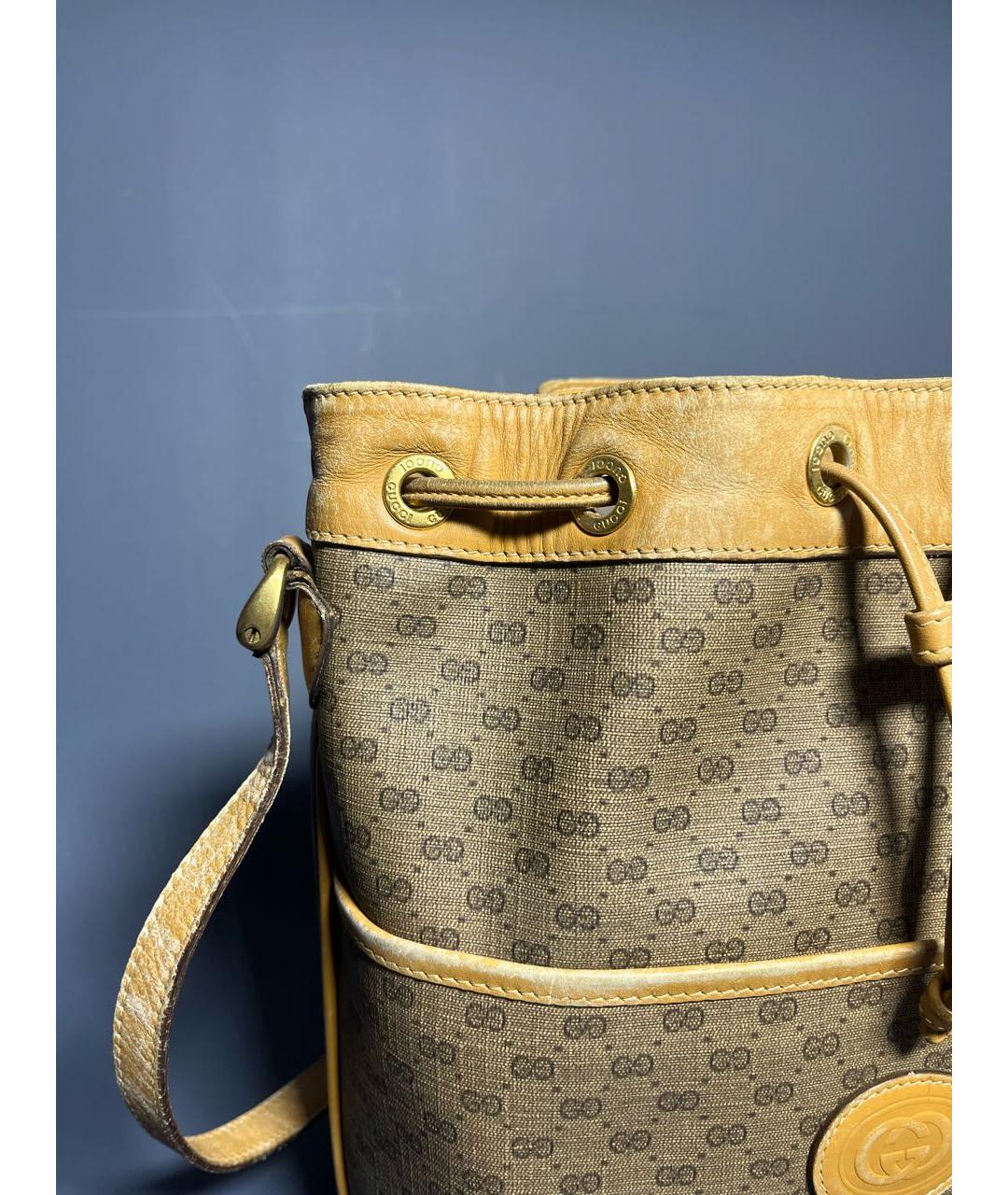 GUCCI Коричневая сумка тоут, фото 6