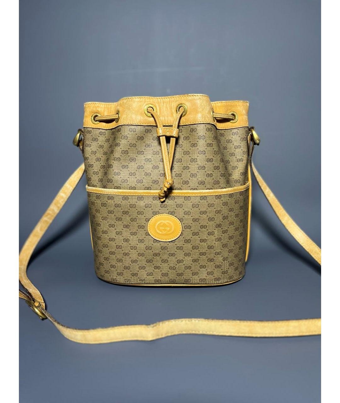 GUCCI Коричневая сумка тоут, фото 8