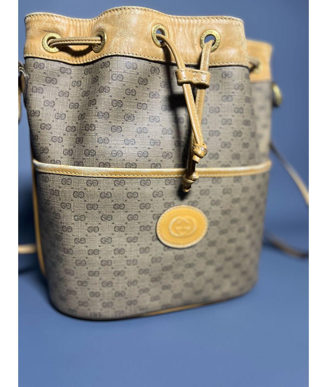 GUCCI Коричневая сумка тоут, фото 7