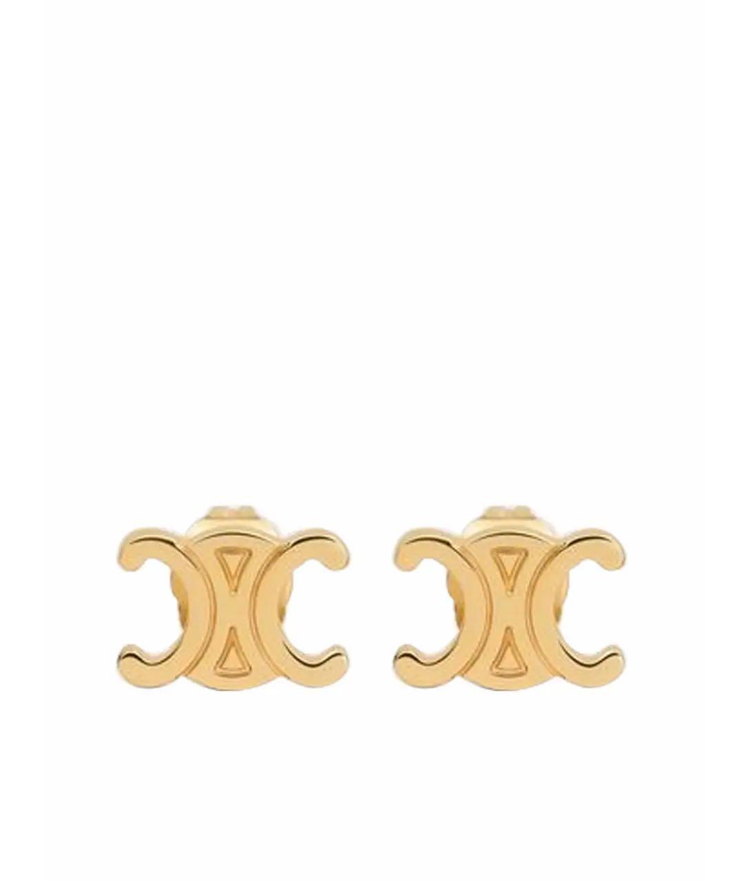CELINE Золотые серьги, фото 1