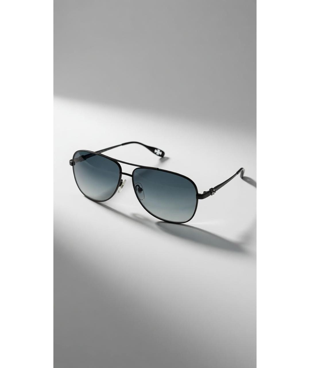 CHROME HEARTS Антрацитовые металлические солнцезащитные очки, фото 2