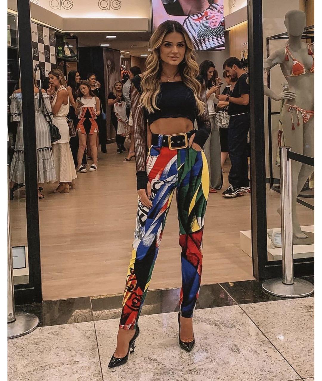 VERSACE Мульти прямые джинсы, фото 4