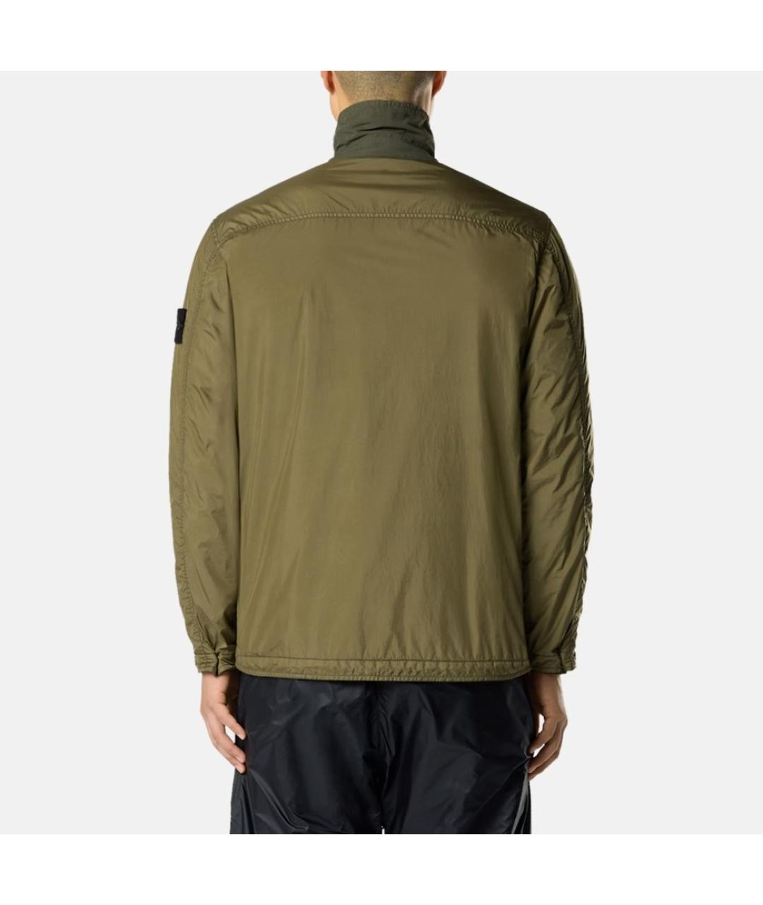 STONE ISLAND Хаки полиамидовая куртка, фото 9