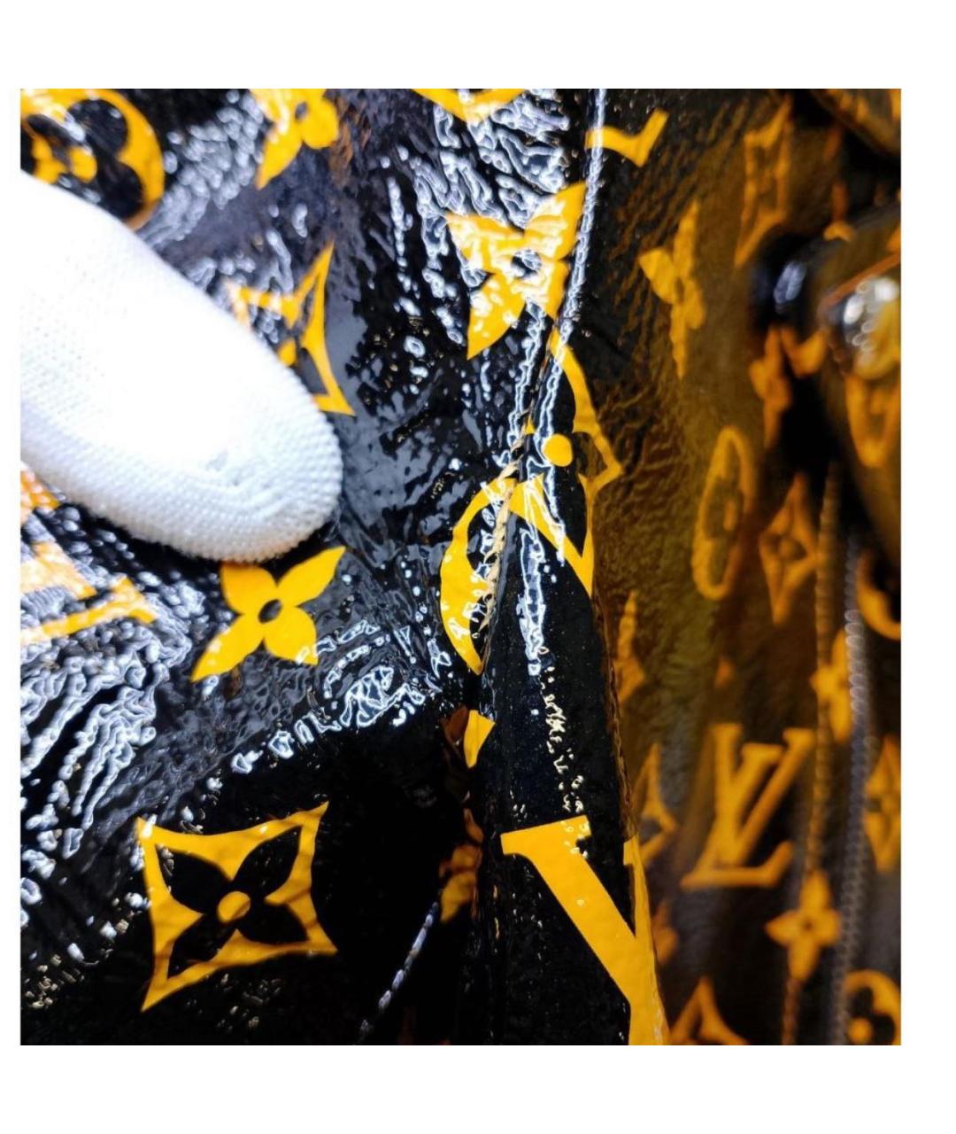 LOUIS VUITTON Черная кожаная куртка, фото 5