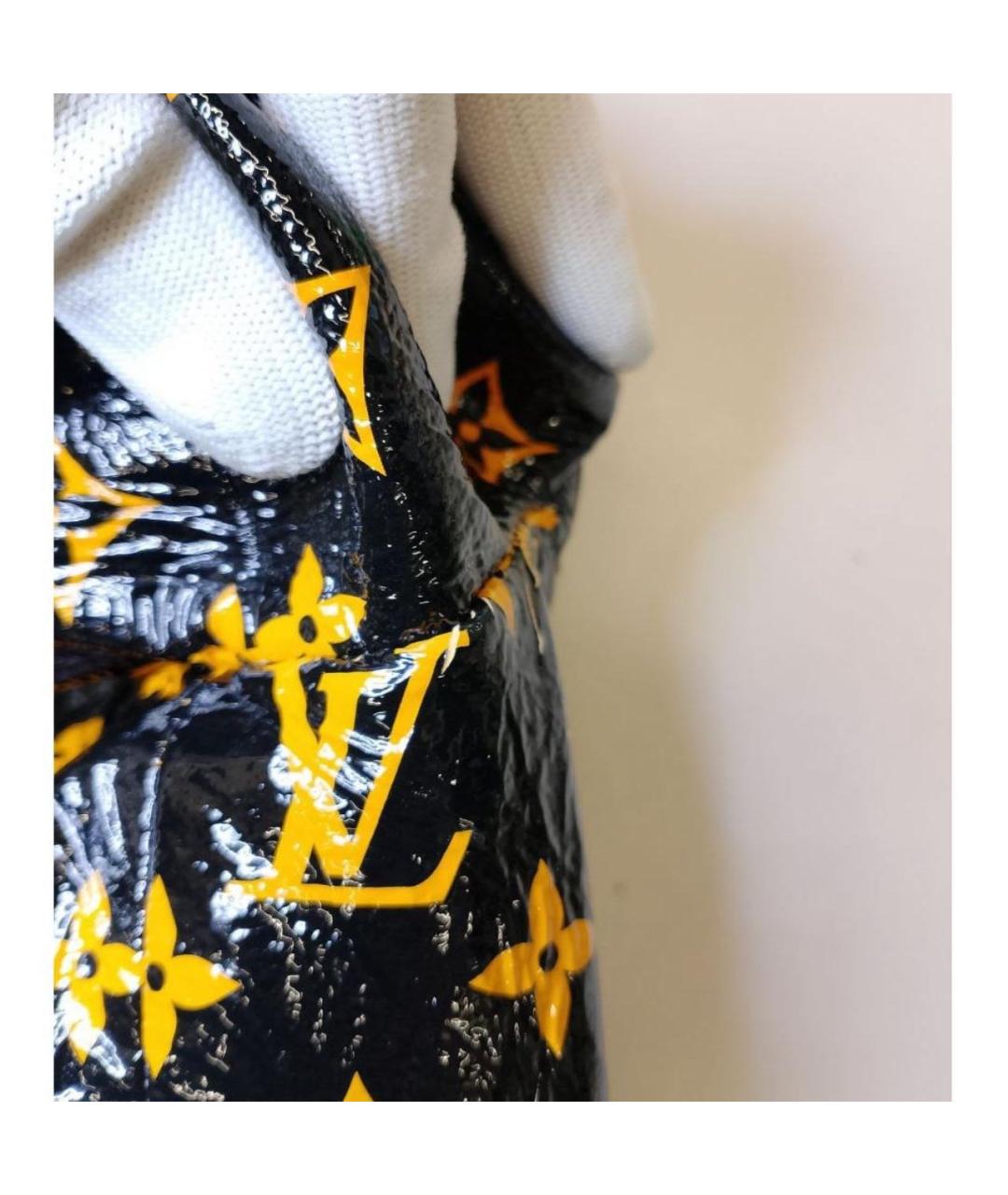 LOUIS VUITTON Черная кожаная куртка, фото 6