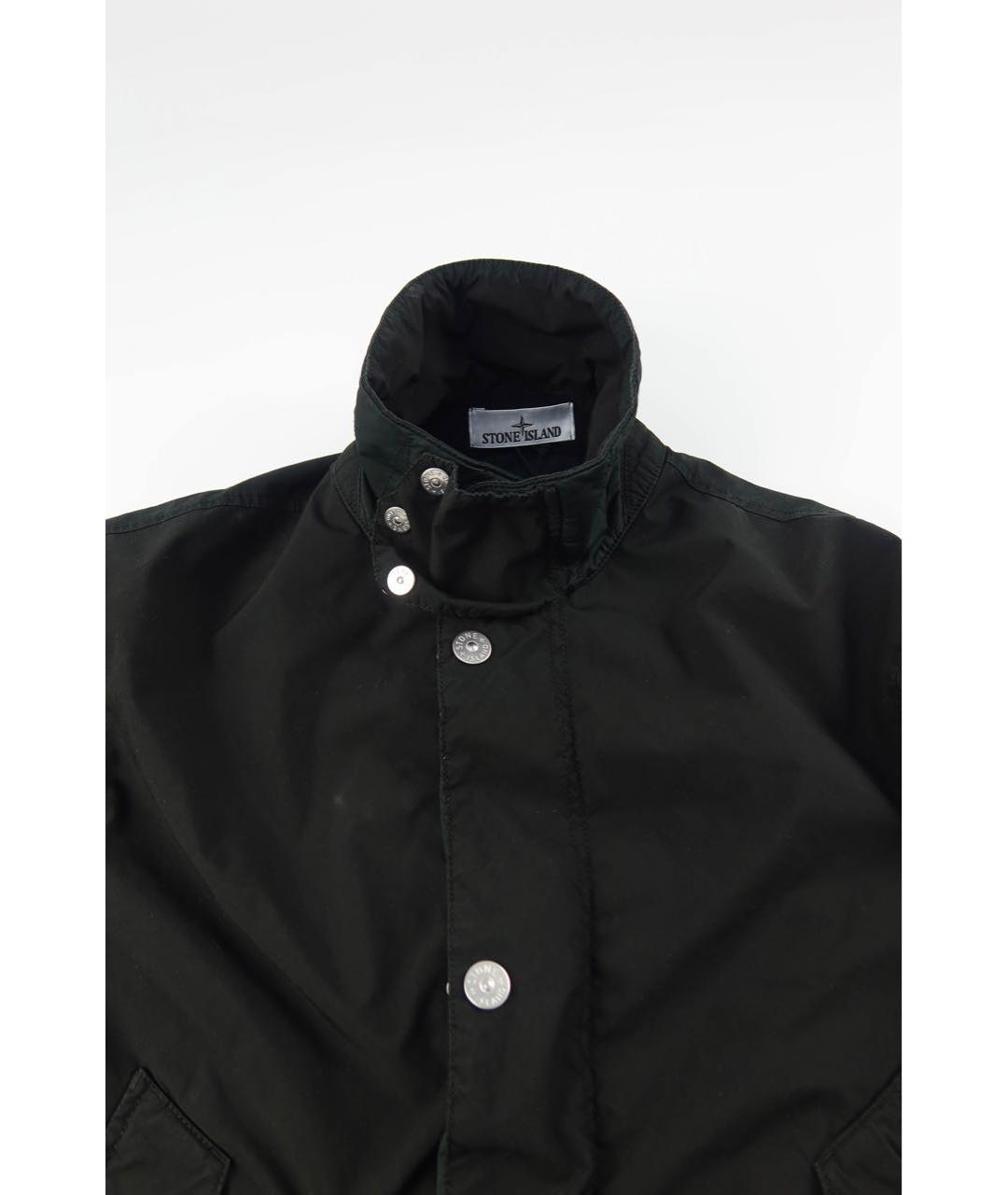 STONE ISLAND Черная полиамидовая куртка, фото 6