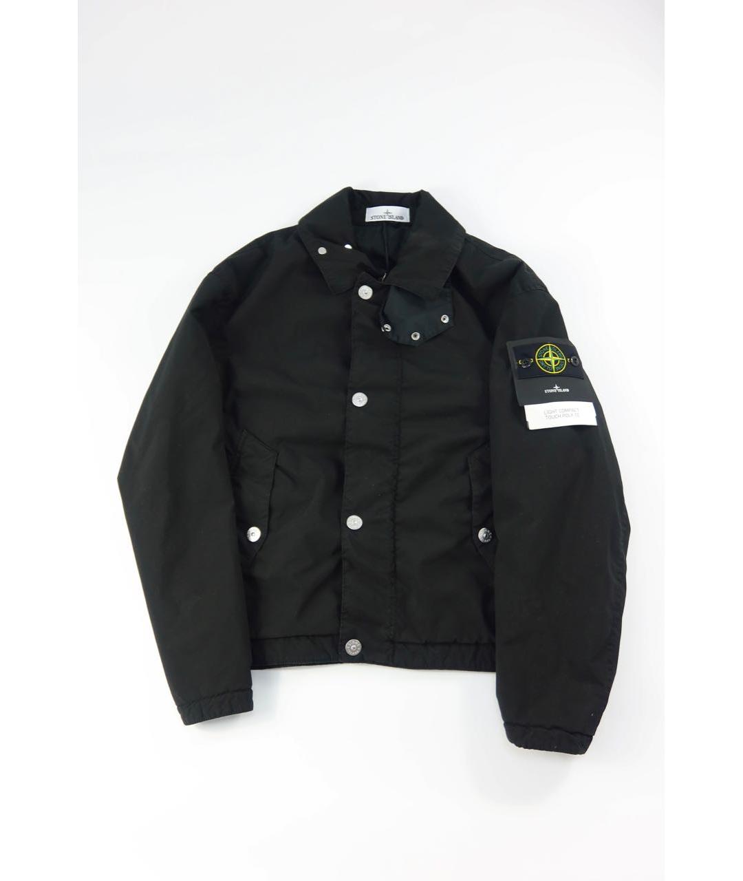 STONE ISLAND Черная полиамидовая куртка, фото 7