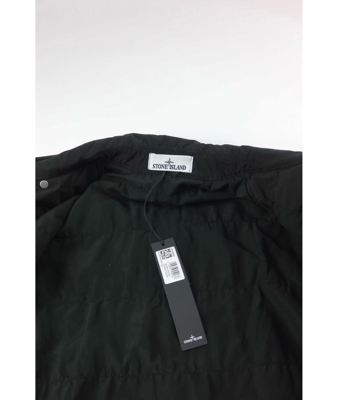 STONE ISLAND Черная полиамидовая куртка, фото 5