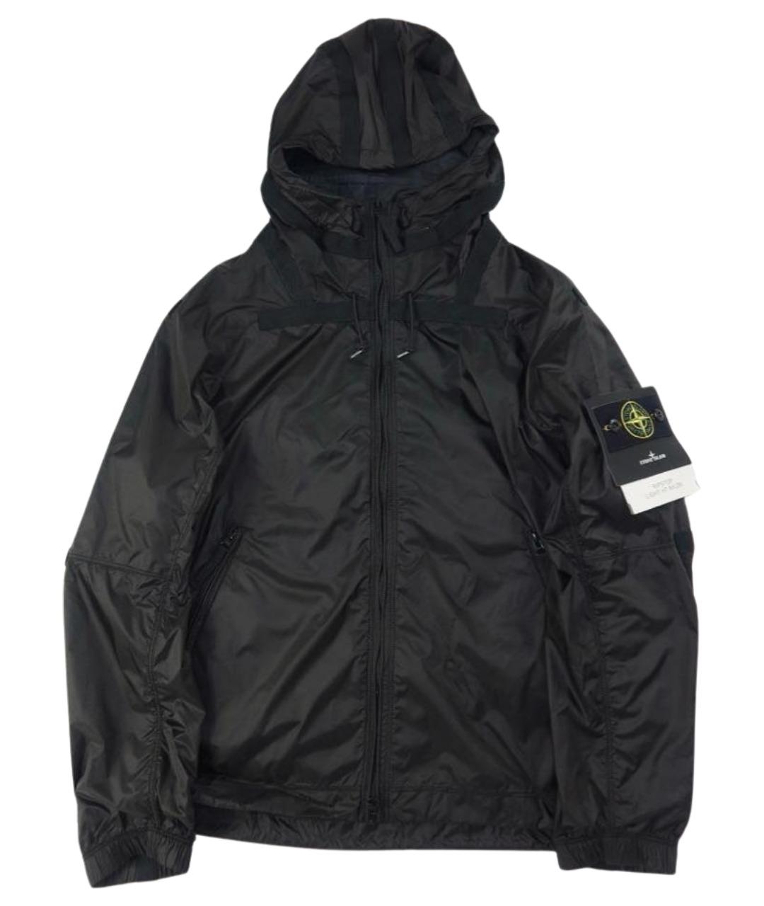STONE ISLAND Черная полиамидовая куртка, фото 1