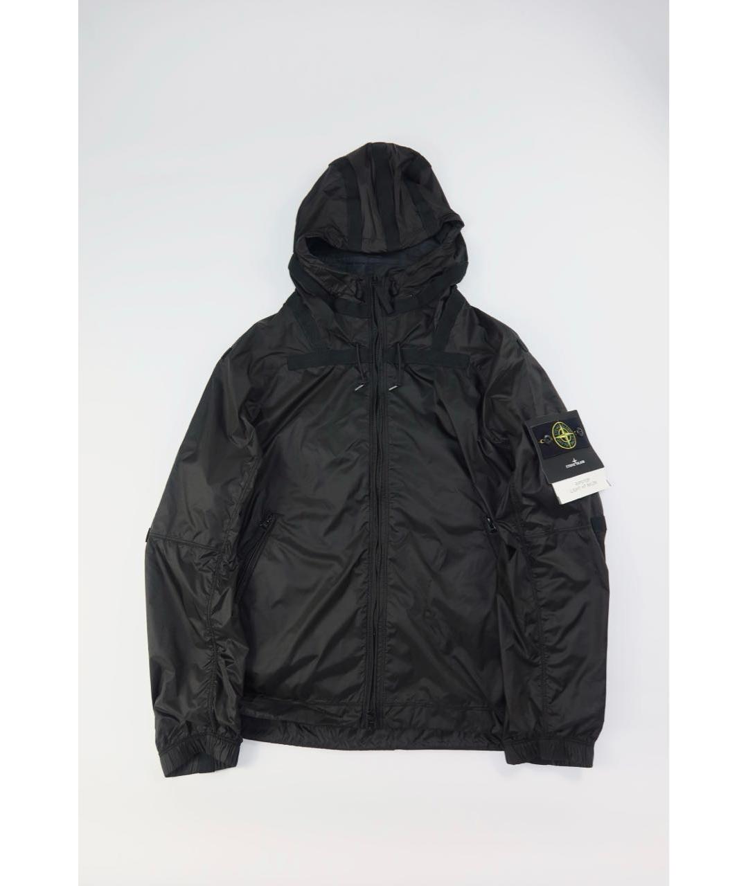 STONE ISLAND Черная полиамидовая куртка, фото 7