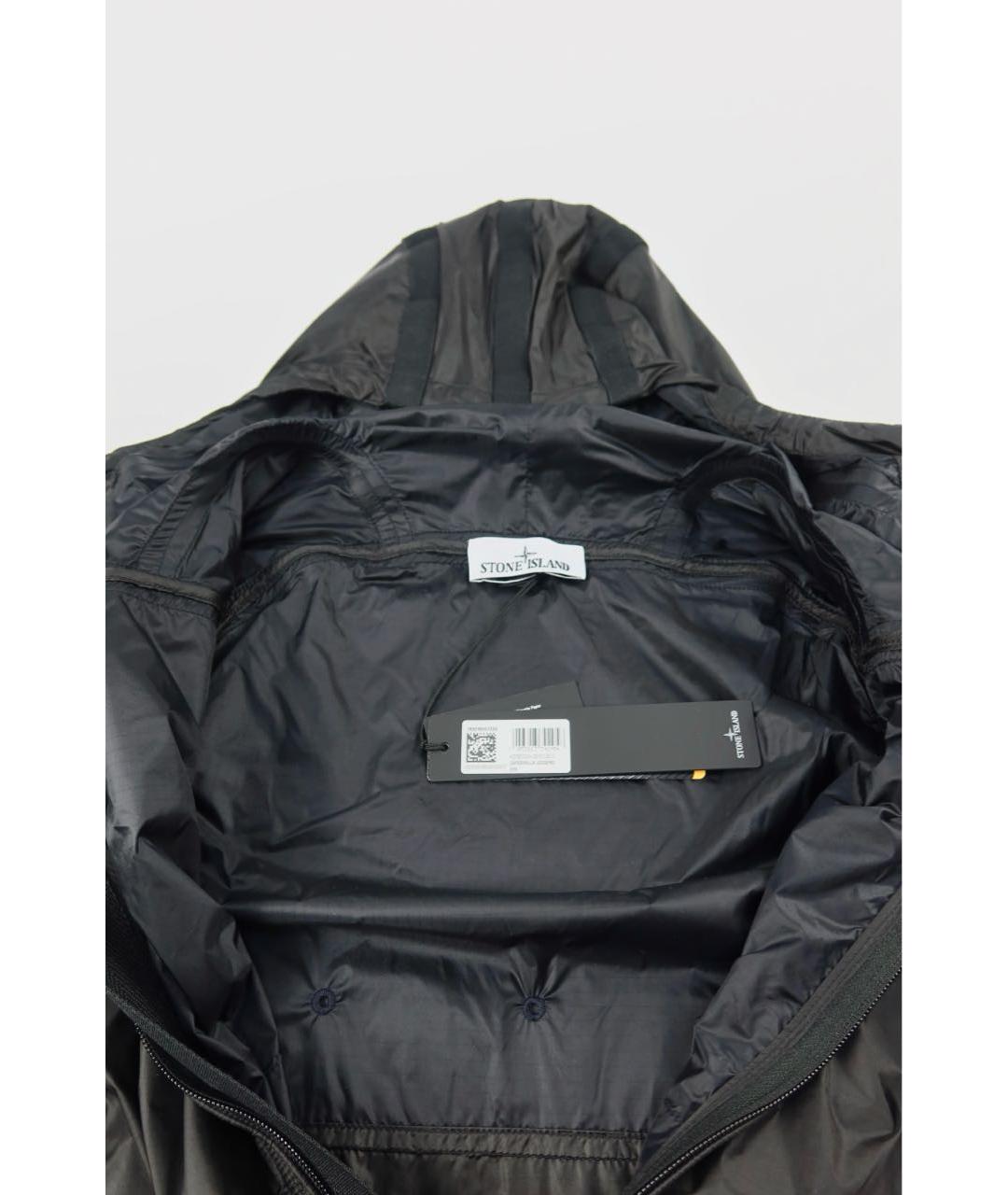 STONE ISLAND Черная полиамидовая куртка, фото 5