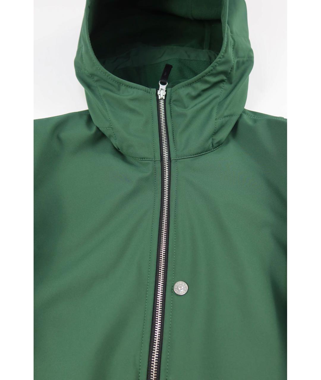 STONE ISLAND Зеленая полиамидовая куртка, фото 4