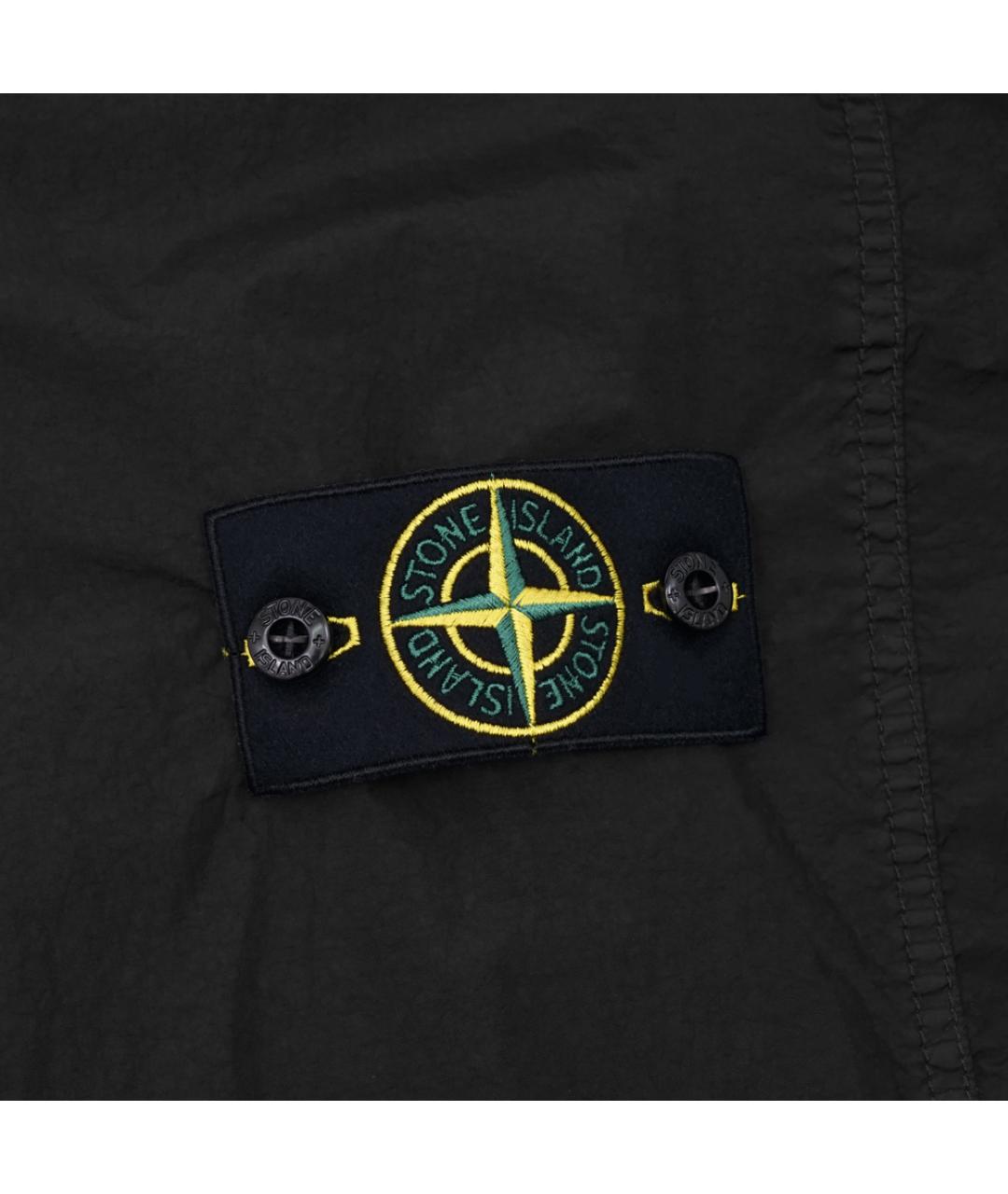STONE ISLAND Черная полиамидовая куртка, фото 9