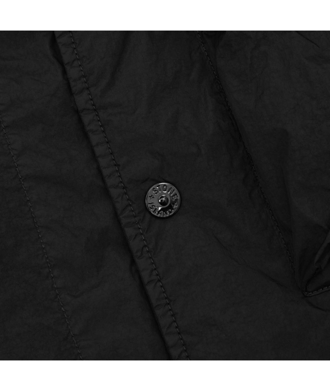 STONE ISLAND Черная полиамидовая куртка, фото 6