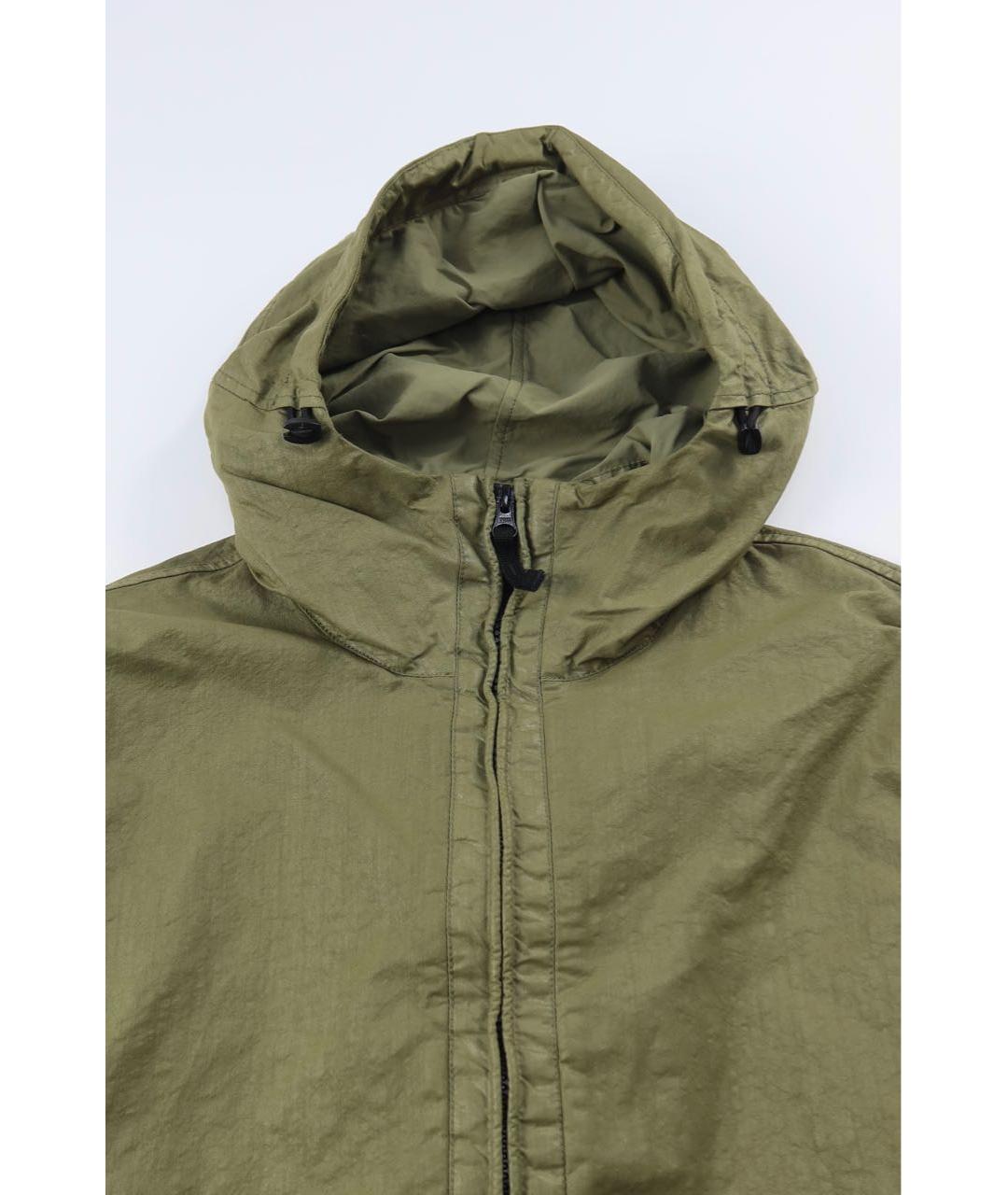 STONE ISLAND Зеленая полиамидовая куртка, фото 4