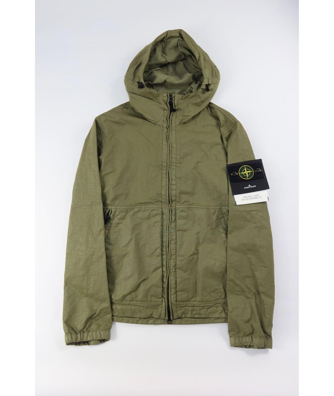STONE ISLAND Зеленая полиамидовая куртка, фото 7