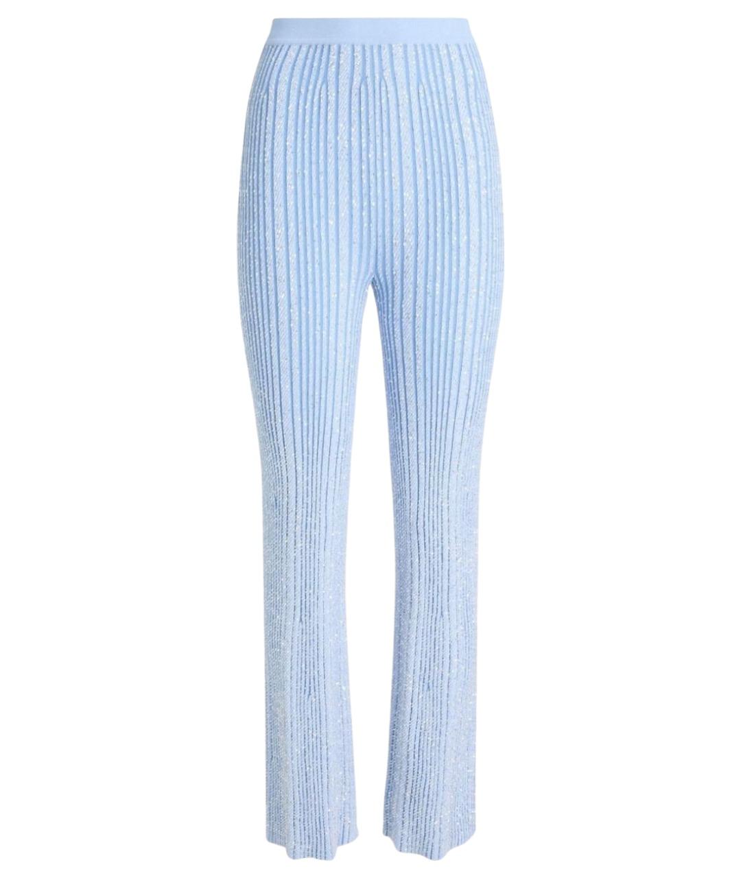 MISSONI Голубые вискозные брюки узкие, фото 1