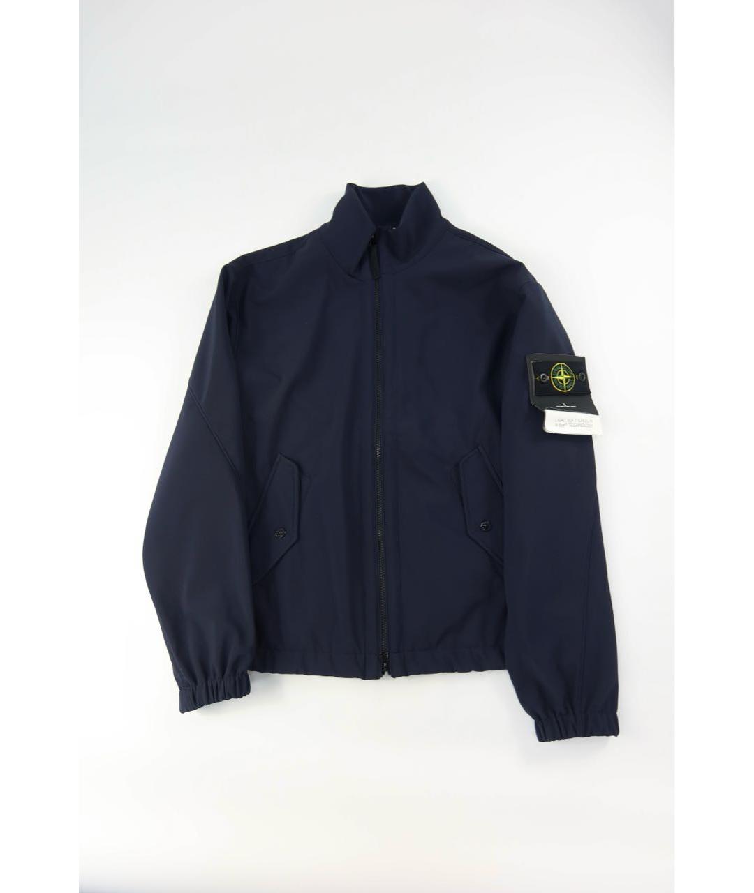 STONE ISLAND Темно-синяя полиамидовая куртка, фото 7