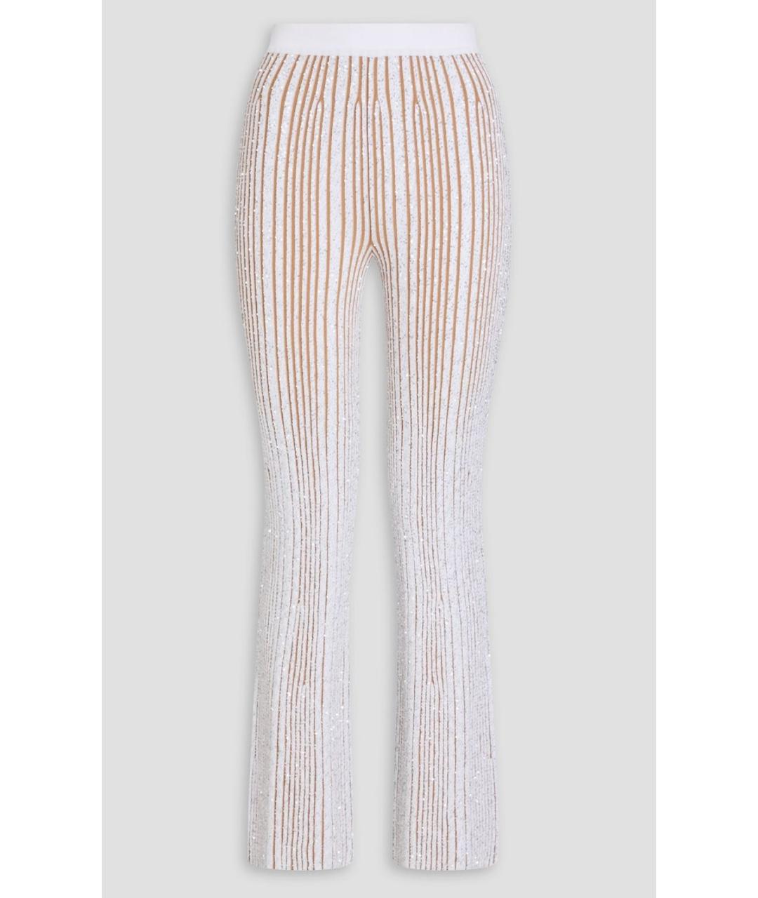 MISSONI Серебряные вискозные брюки узкие, фото 4