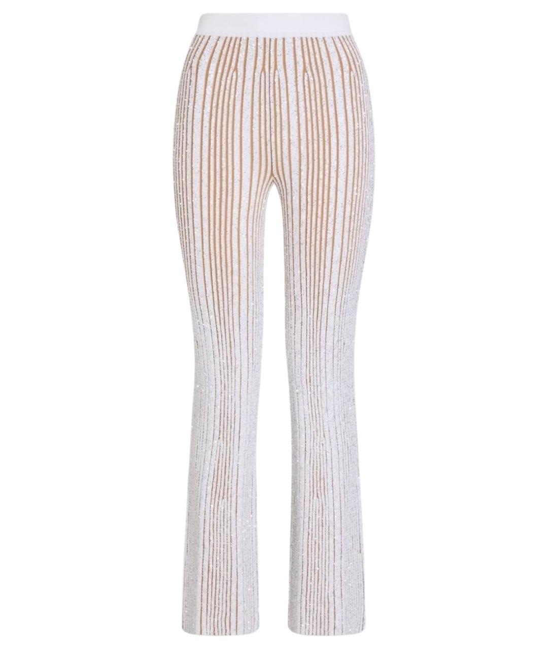 MISSONI Серебряные вискозные брюки узкие, фото 1