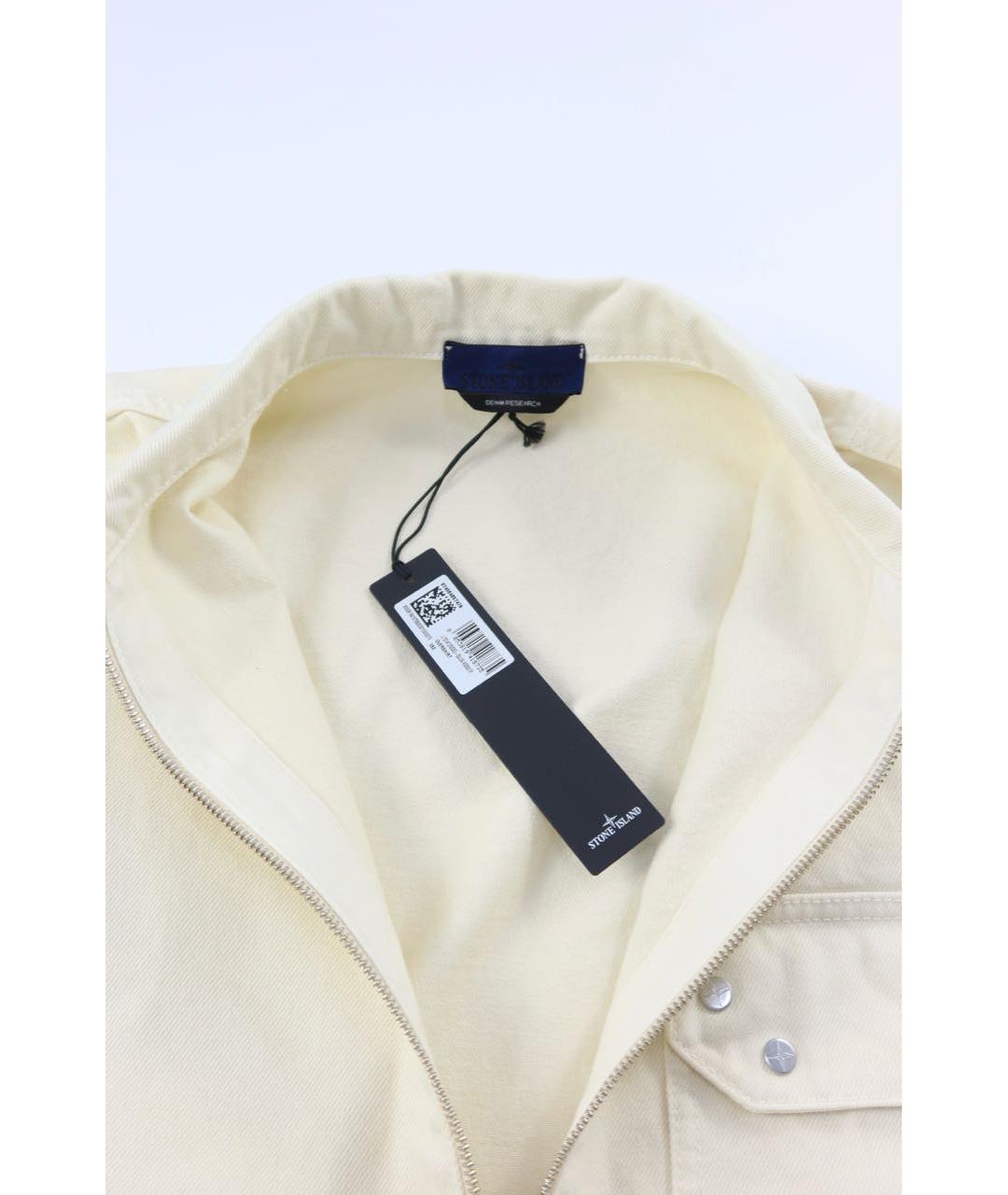 STONE ISLAND Белая деним куртка, фото 5