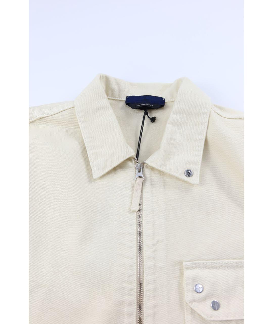 STONE ISLAND Белая деним куртка, фото 4