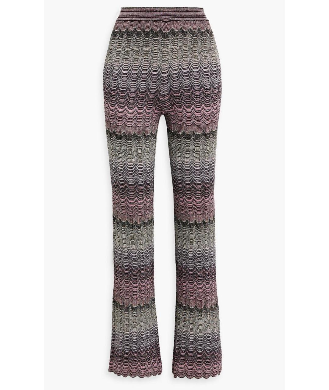 MISSONI Мульти вискозные прямые брюки, фото 4