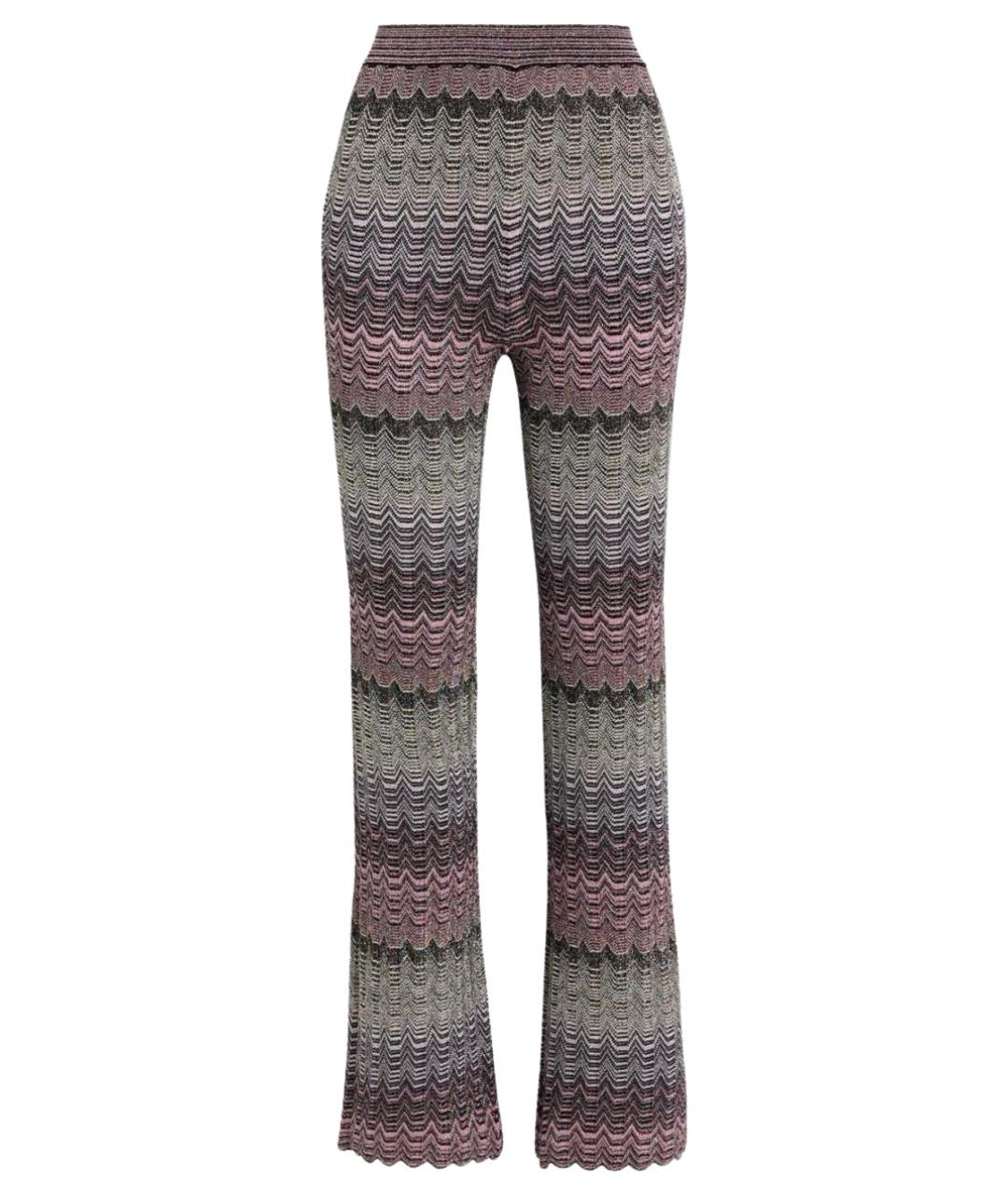 MISSONI Мульти вискозные прямые брюки, фото 1