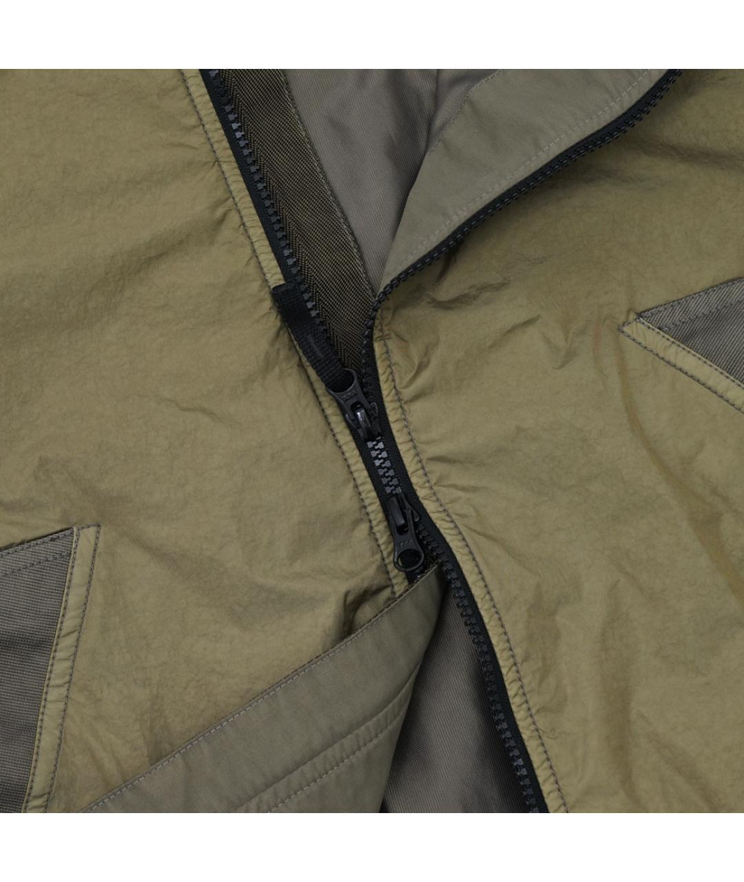 STONE ISLAND Хаки полиамидовая куртка, фото 4
