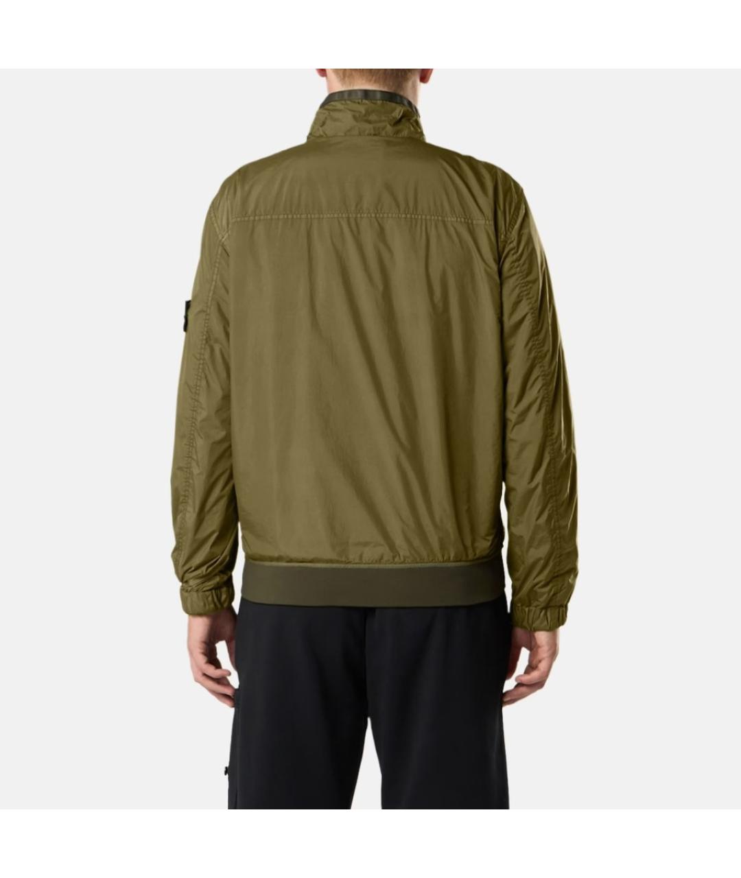 STONE ISLAND Хаки полиамидовая куртка, фото 9