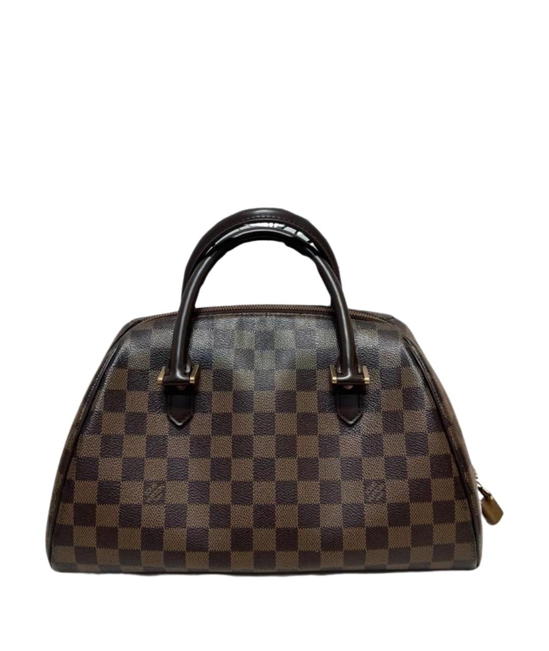 LOUIS VUITTON Коричневая сумка с короткими ручками, фото 1