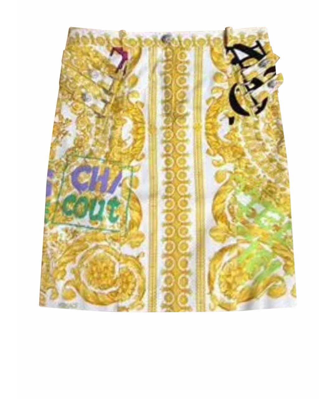 VERSACE Мульти юбка миди, фото 1
