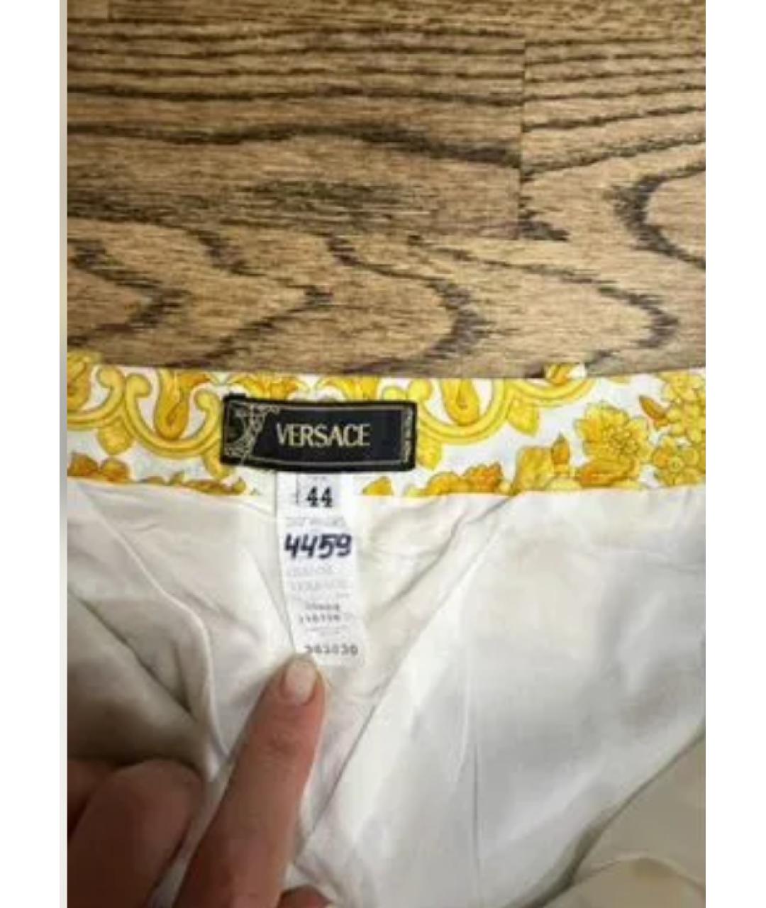 VERSACE Мульти юбка миди, фото 3